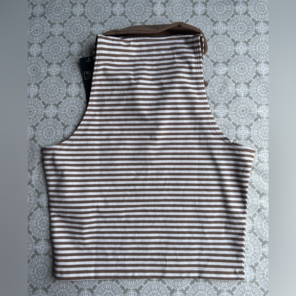 Women Abercrombie and fitch cut out crop polo tank top - Picture 5 of 5